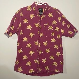 Large Sumo Print Button-Up
